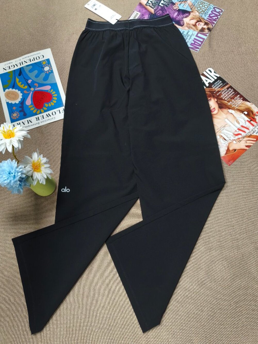 NWT ALO Yoga Black Suit Up Trouser 30" Inseam (Regular)💗Everyday, Office🐾 - Picture 3 of 6